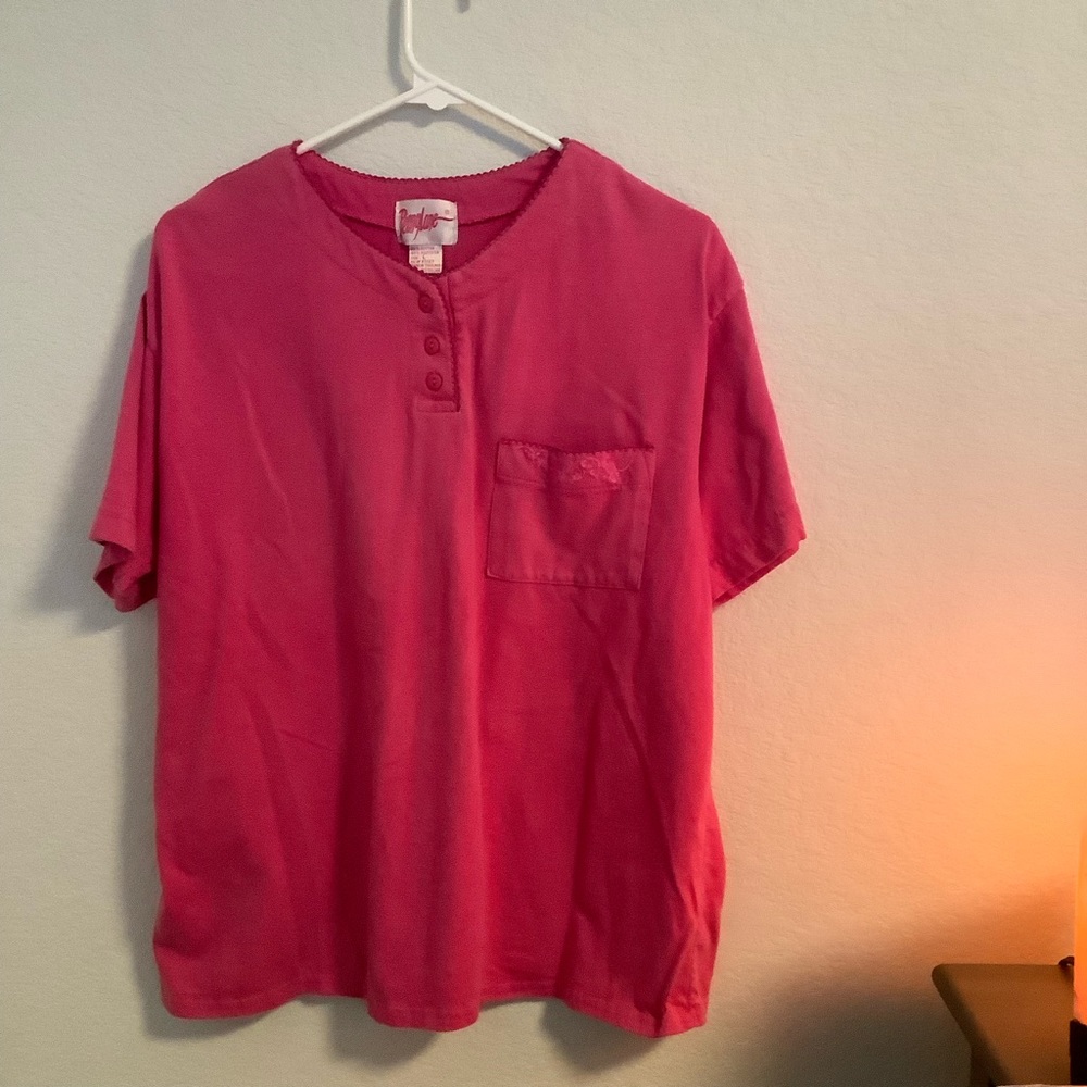 Penny lane womens short sleeve top size large